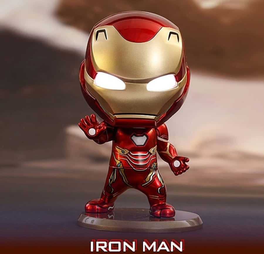 Experience The Iron Man Feel With These Epic Bobbleheads Wallpaper
