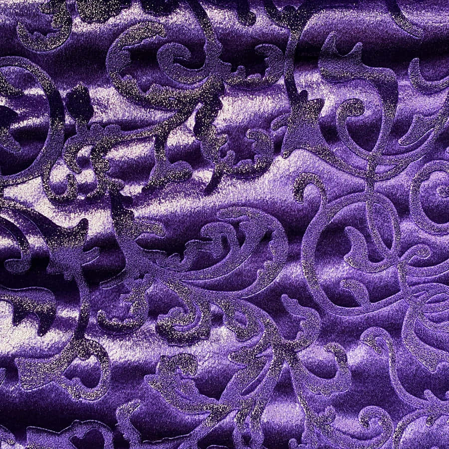 Experience The Luxurious Feel Of Purple Velvet Wallpaper