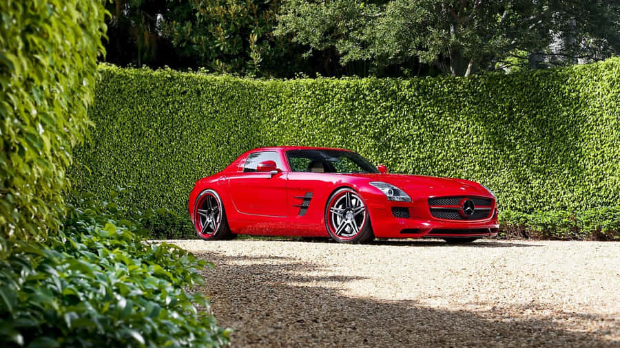 Experience The Luxury Of A Mercedes Benz Wallpaper
