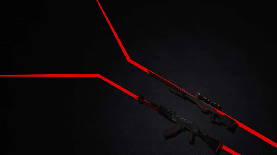 Experience The Rush Of Speed On The Red Line Wallpaper