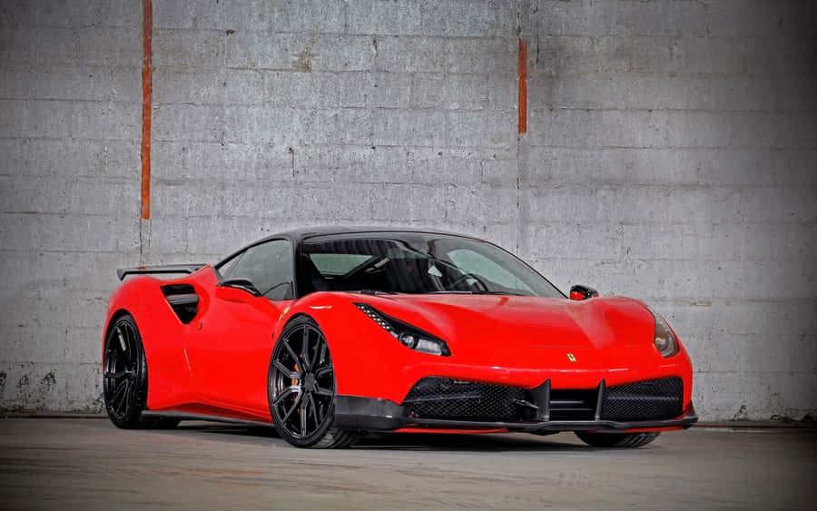 Experience The Thrill: Ferrari 488 Spider Wallpaper