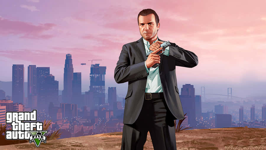 Experience The Thrill Of Grand Theft Auto Online Wallpaper