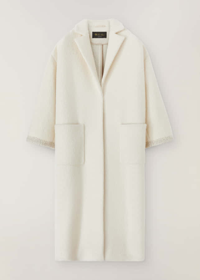 Experience Timeless Elegance With A Loro Piana Signature Wrap Coat Wallpaper