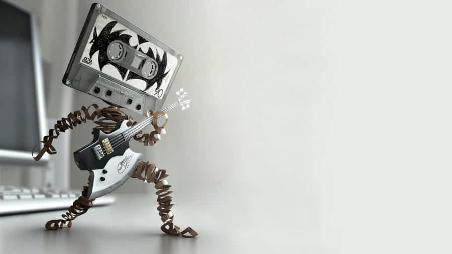 Exploding Head With Vibrant Colors Wallpaper