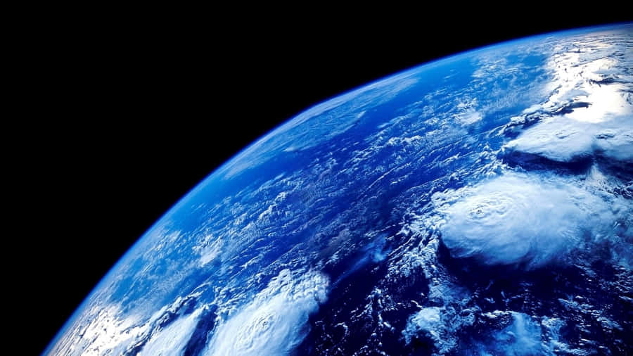 Explore A Glorious Blue Planet Wallpaper