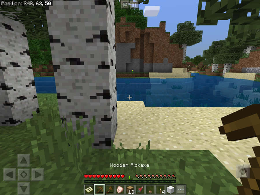 Explore A Vast New World In Minecraft Pocket Edition Wallpaper