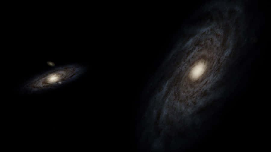 Explore Black Space In 4k Resolution Wallpaper