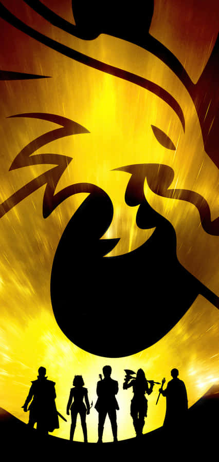Explore Magical Worlds With Dungeon And Dragons Phone Wallpaper