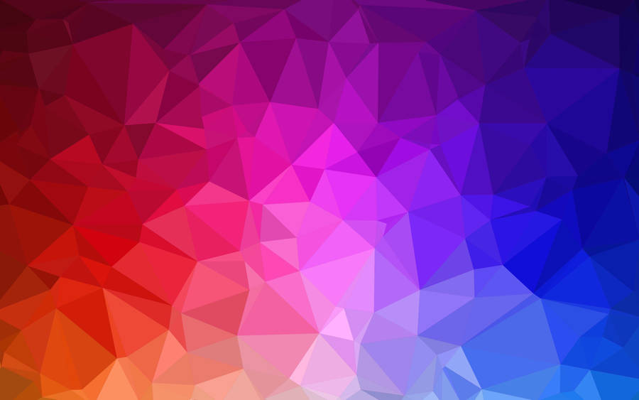 Explore The Beauty Of Abstract Imagery With Colorful's Unique Geometric Triangle Pattern. Wallpaper