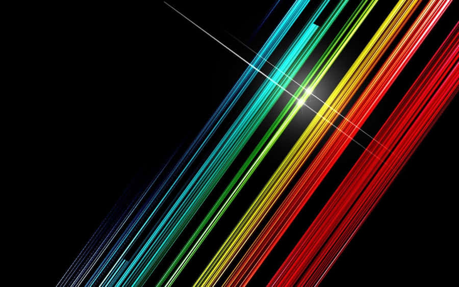 Explore The Captivating Beauty Of The Black Rainbow Wallpaper