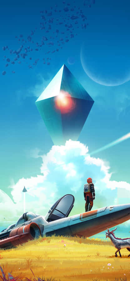 Explore The Galaxy On Your Phone With No Man's Sky Wallpaper