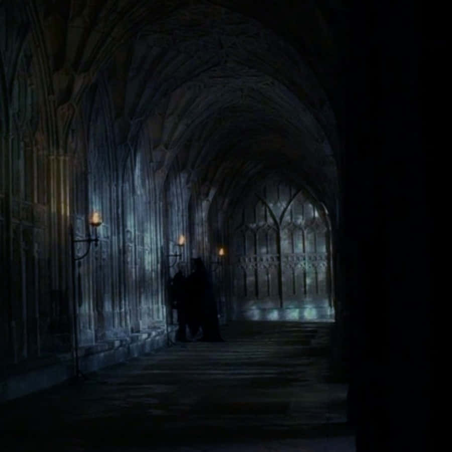 Explore The Hogwarts Forbidden Corridor Wallpaper