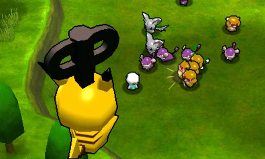 Explore The Idiosyncratic World Of Pokemon Rumble! Wallpaper