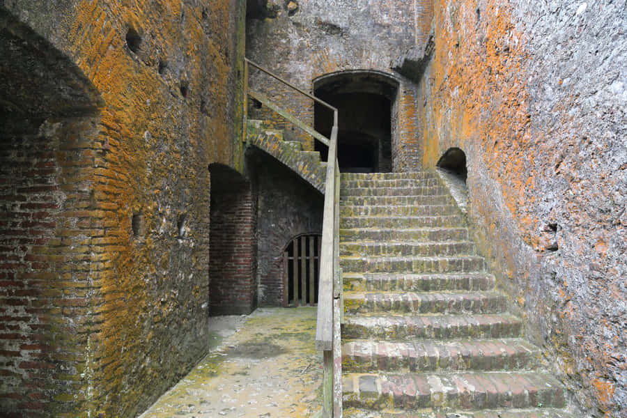 Explore The Interior Of Citadelle Laferriere, Haiti Wallpaper