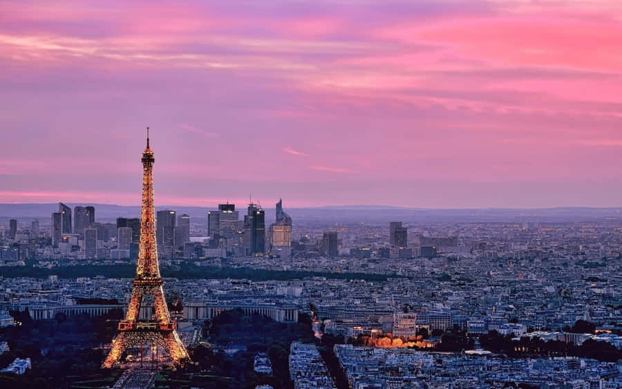 Explore The Magical City Of Lights Wallpaper