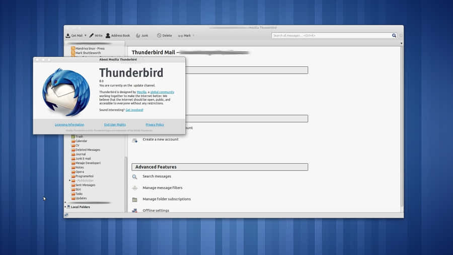Explore The Open Skies With The Iconic Thunderbird Aircraft Wallpaper