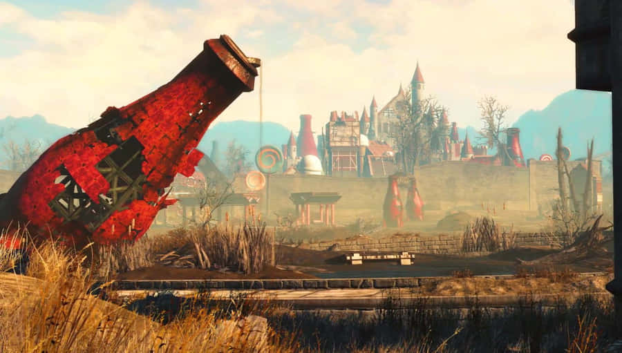 Explore The Post-apocalyptic World Of Fallout 4 In Vr Wallpaper