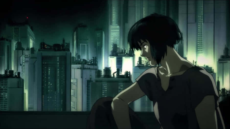 Explore The Stunning World Of Ghost In The Shell With Logicoma Wallpaper