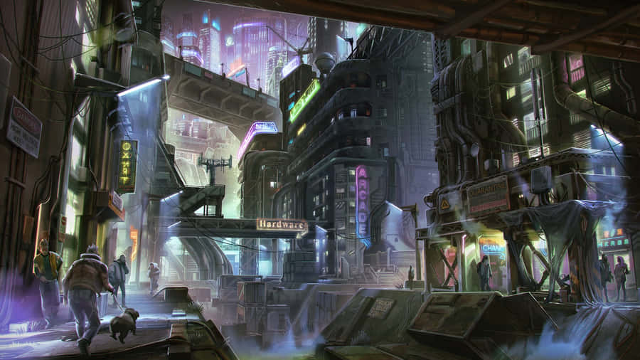 Explore The Underbelly Of Coruscant Wallpaper