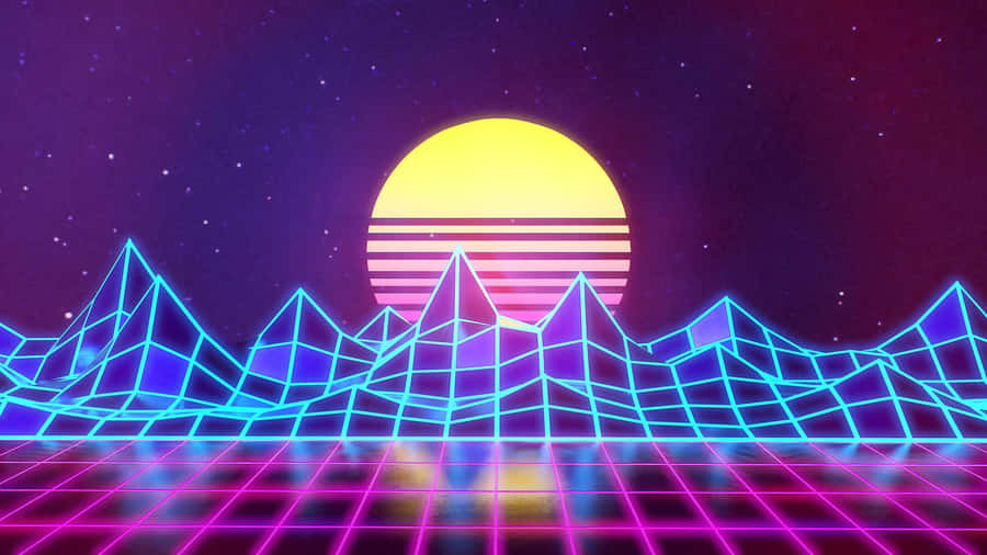 Explore The Web With The Vaporwave Tablet. Wallpaper