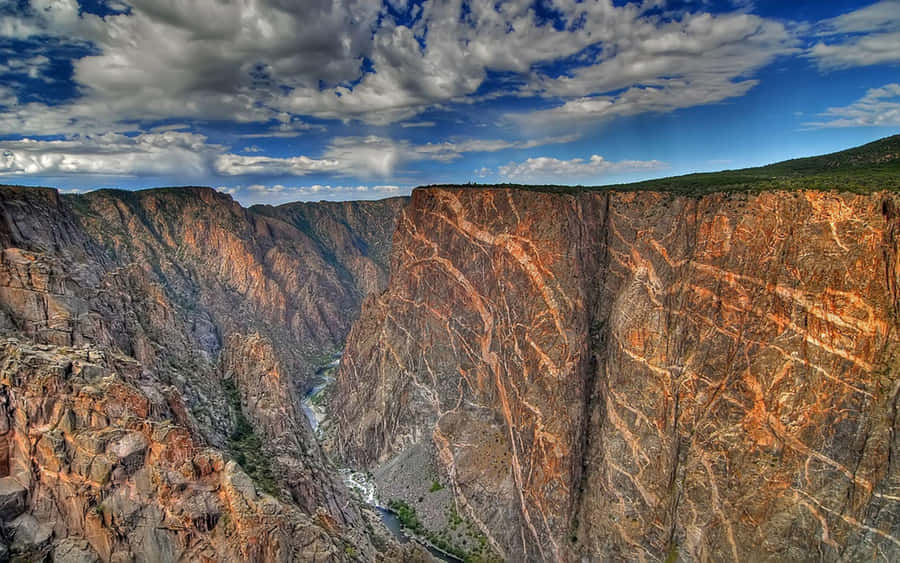 Explore Utah's Black Canyon, A Secluded And Picturesque Destination Wallpaper