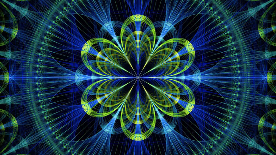 Exploring The Colorful World Of Psychedelic Fractals Wallpaper