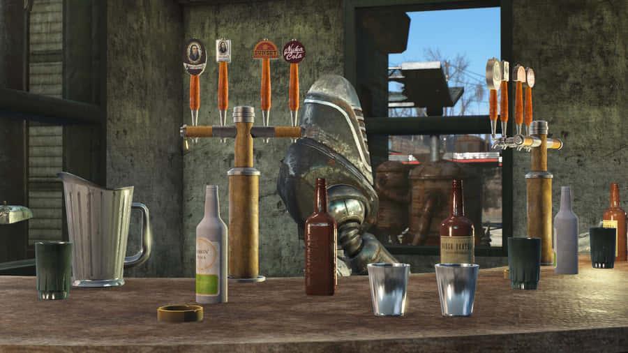 Exploring The Post-apocalyptic Capital Wasteland In Fallout 4 Wallpaper