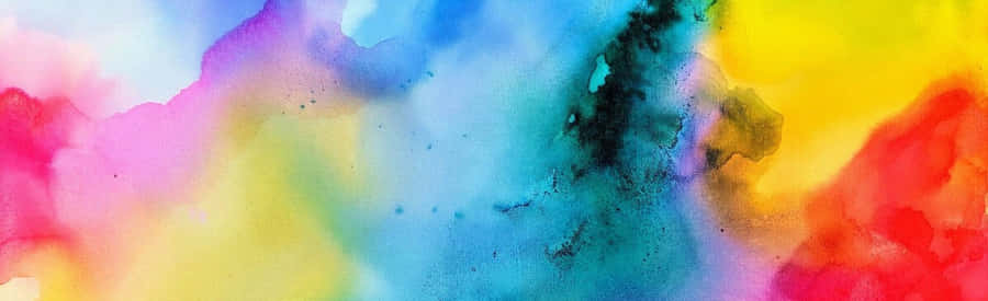 Explosion Of Beautiful Colors In The Sky Wallpaper