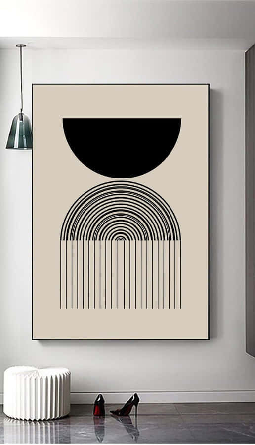 Expression Of Elegance - Minimalist Painting Wallpaper
