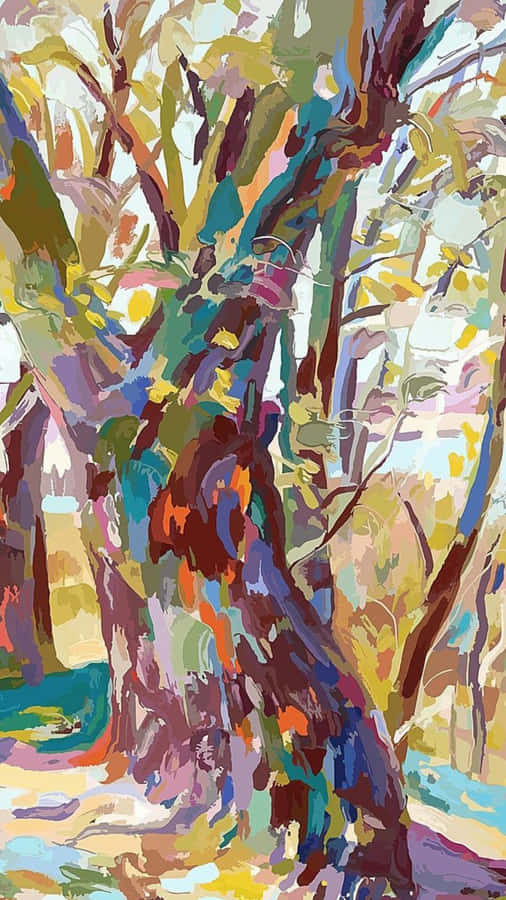 Expressionist Escape Wallpaper