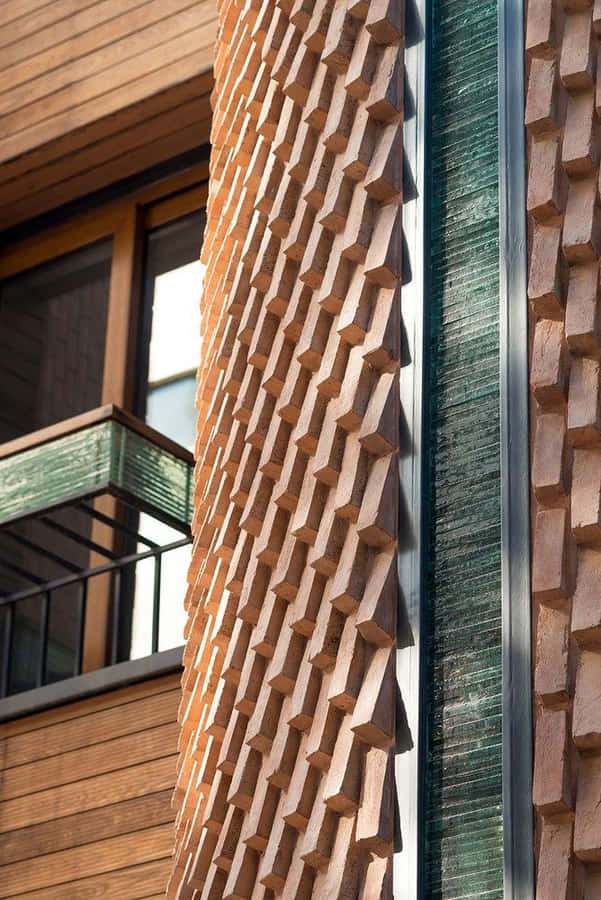 Exquisite Obtuse Wooden Wall Wallpaper