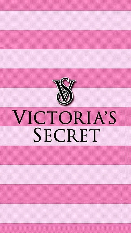 Exquisite Victoria's Secret Pink Stripes Collection Wallpaper