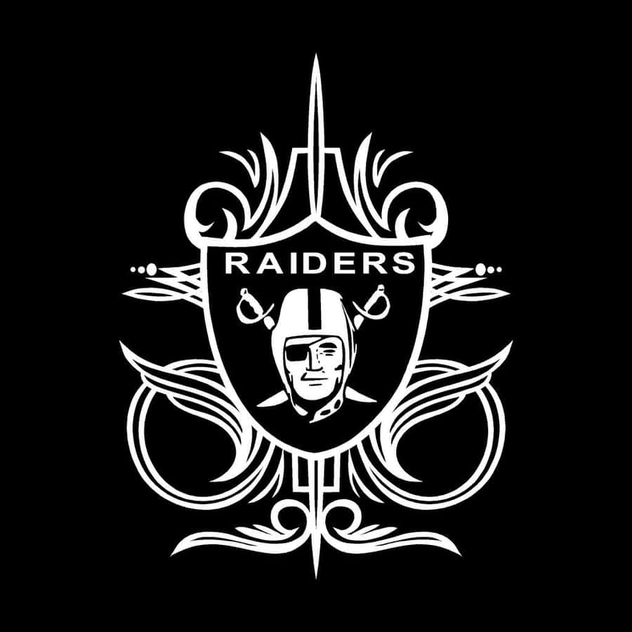 Exquisite Vintage Raiders Logo Wallpaper
