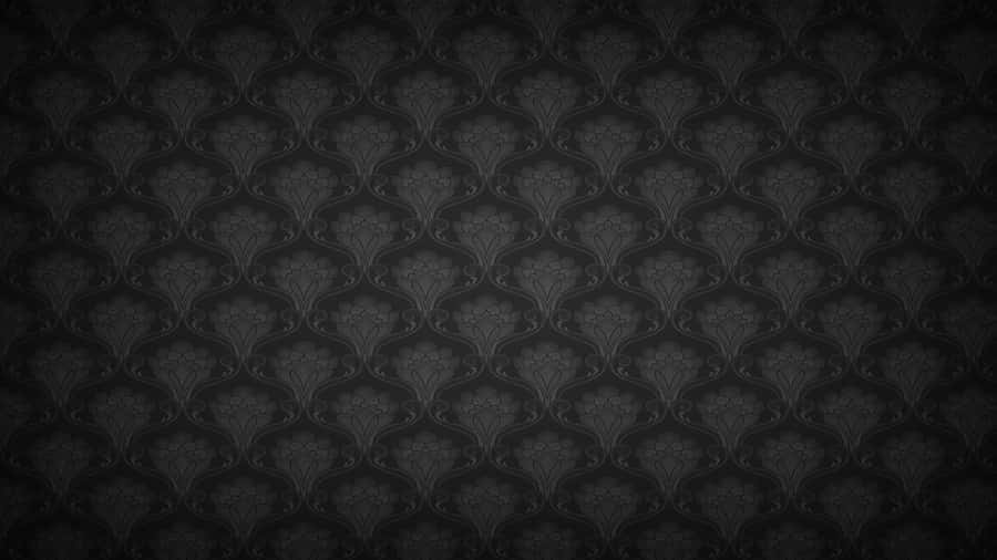 Extravagant Black Rose Pattern Wallpaper