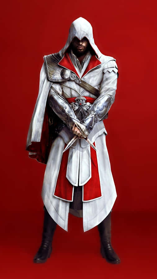 Ezio Auditore Prepares For Action In Stunning 1080x1920 Wallpaper Wallpaper