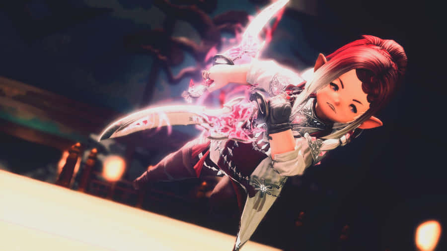 F F X I V Shadowbringers Action Pose Wallpaper