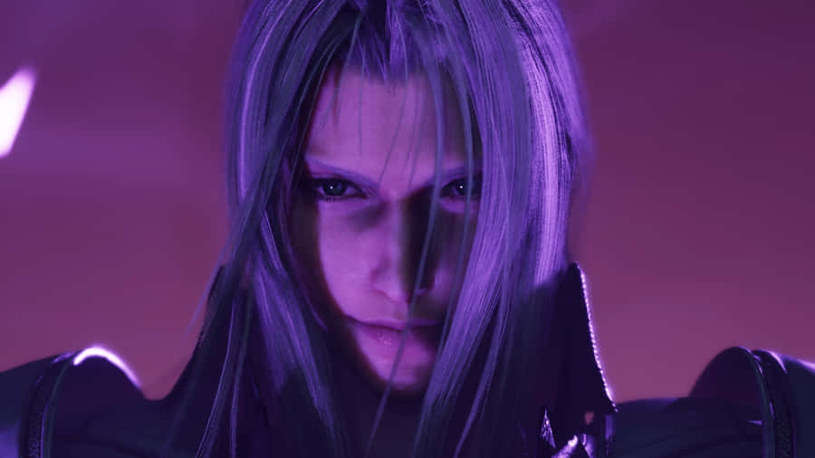 F F7 Rebirth Sephiroth Glare Wallpaper