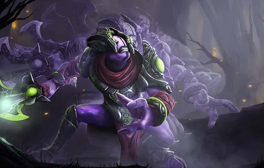 Faceless Void Dominating The Battlefield Wallpaper