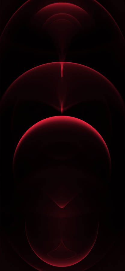 Faded Pure Red Circles Wallpaper