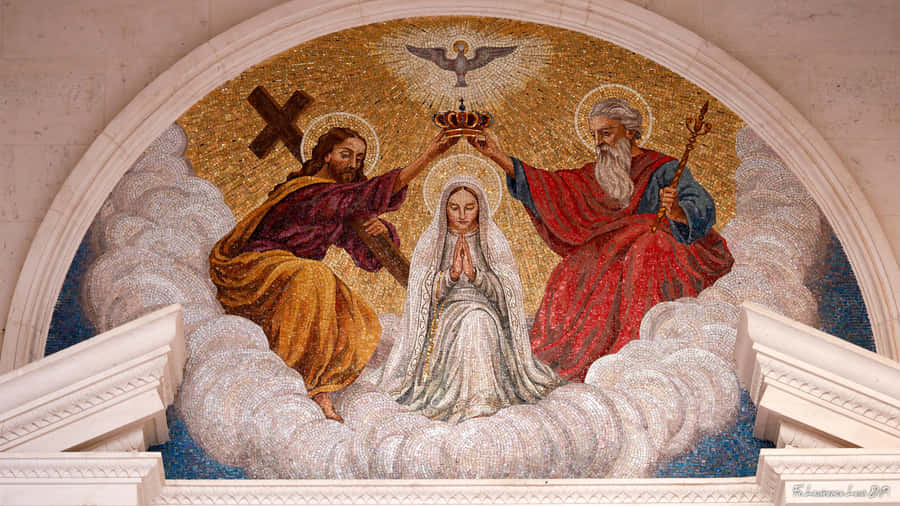 Fall Into Faith With This Breathtaking Catholic Desktop Wallpaper