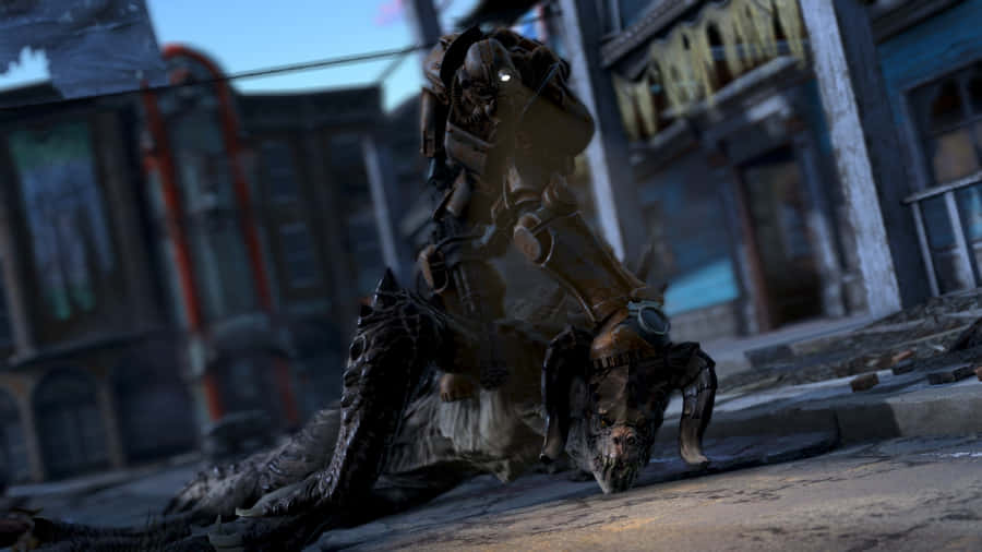 Fallout 4 Power Armor Standing Tall Wallpaper