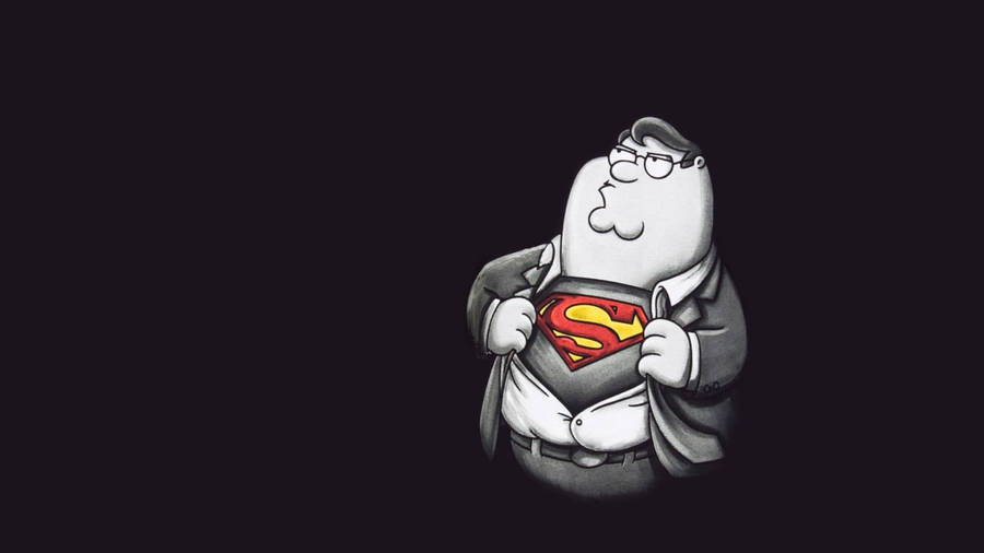 Family Guy Superman Peter Griffin Wallpaper