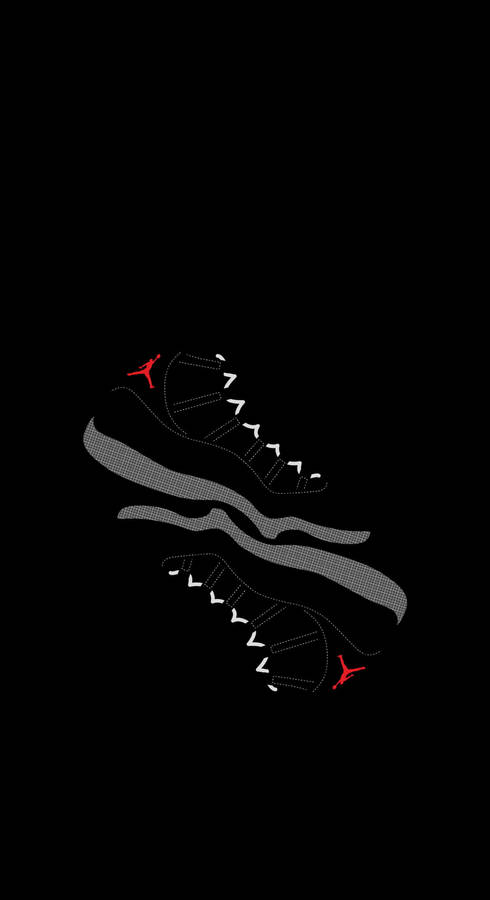 Fantastic Artwork Of Nike Jordan 1 Wallpaper