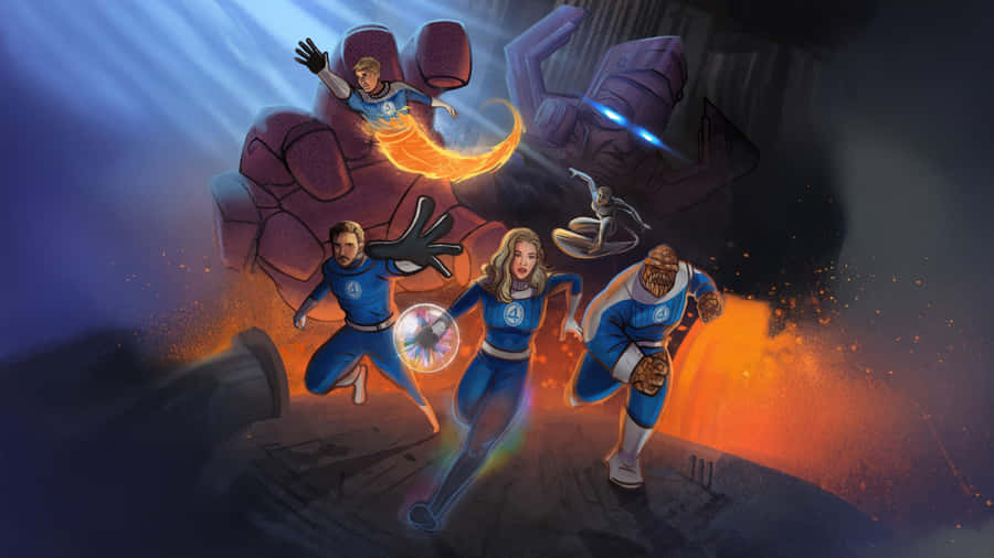 Fantastic First Four Team Wallpaper