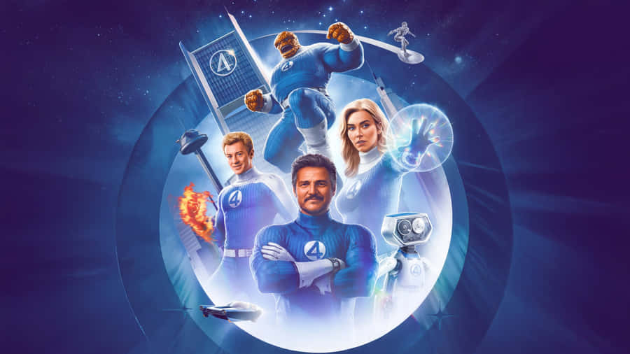 Fantastic Four Team Overview Wallpaper