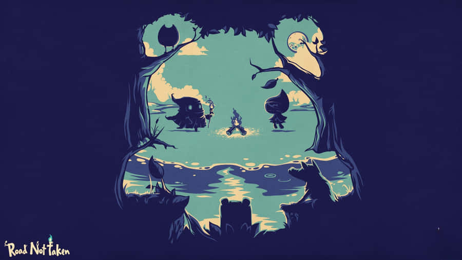 Fantastic Journey In An Indie Game World Wallpaper