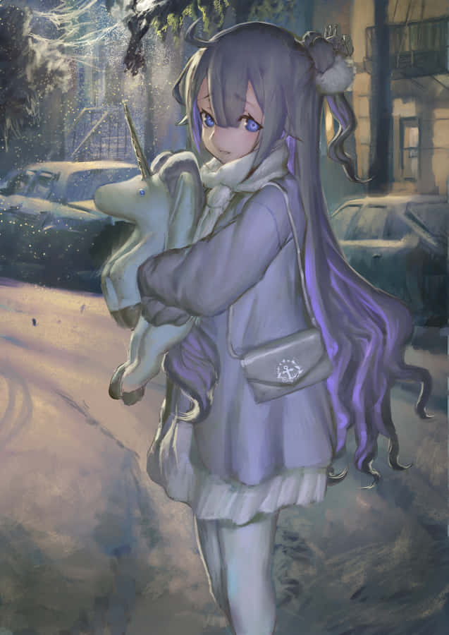 Fantastical Unicorn In Azur Lane Wallpaper