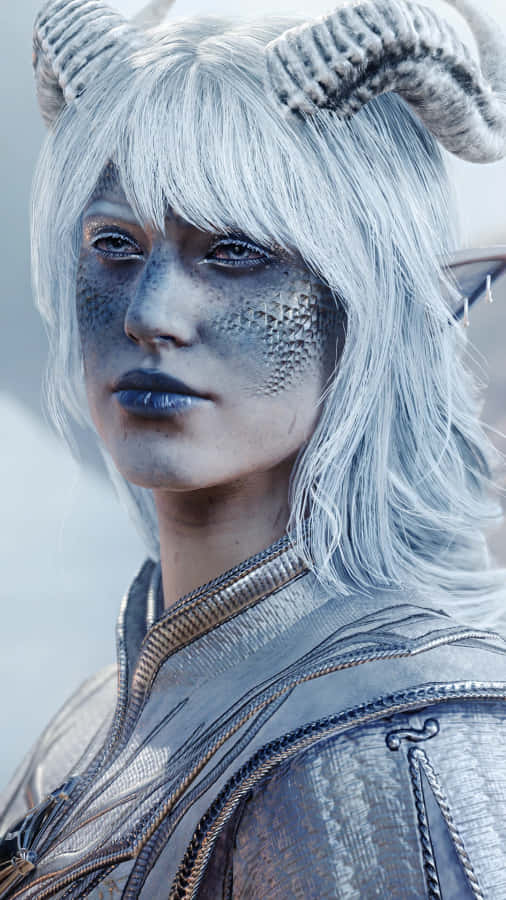 Fantasy Character Portrait Baldurs Gate3 Wallpaper