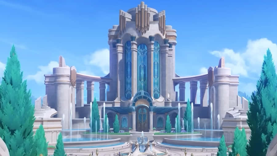 Fantasy Palace Architecture Wallpaper