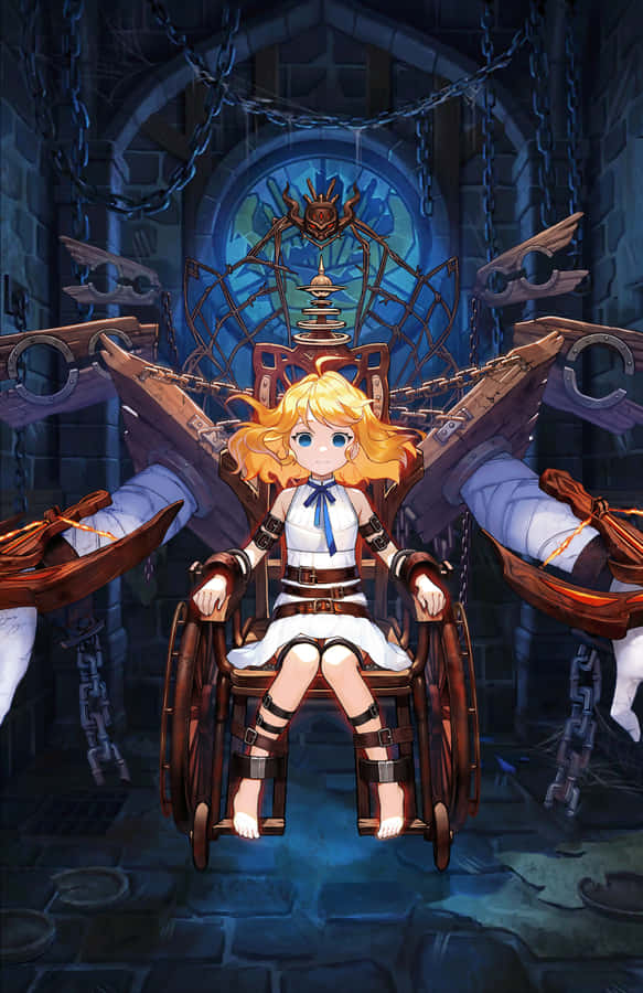 Fantasy Wheelchair Bound Character Throne Room Wallpaper